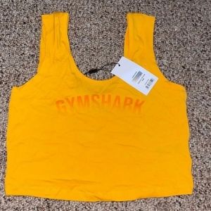 ❌️SOLD❌️Gymshark Yellow Large Fade Tank